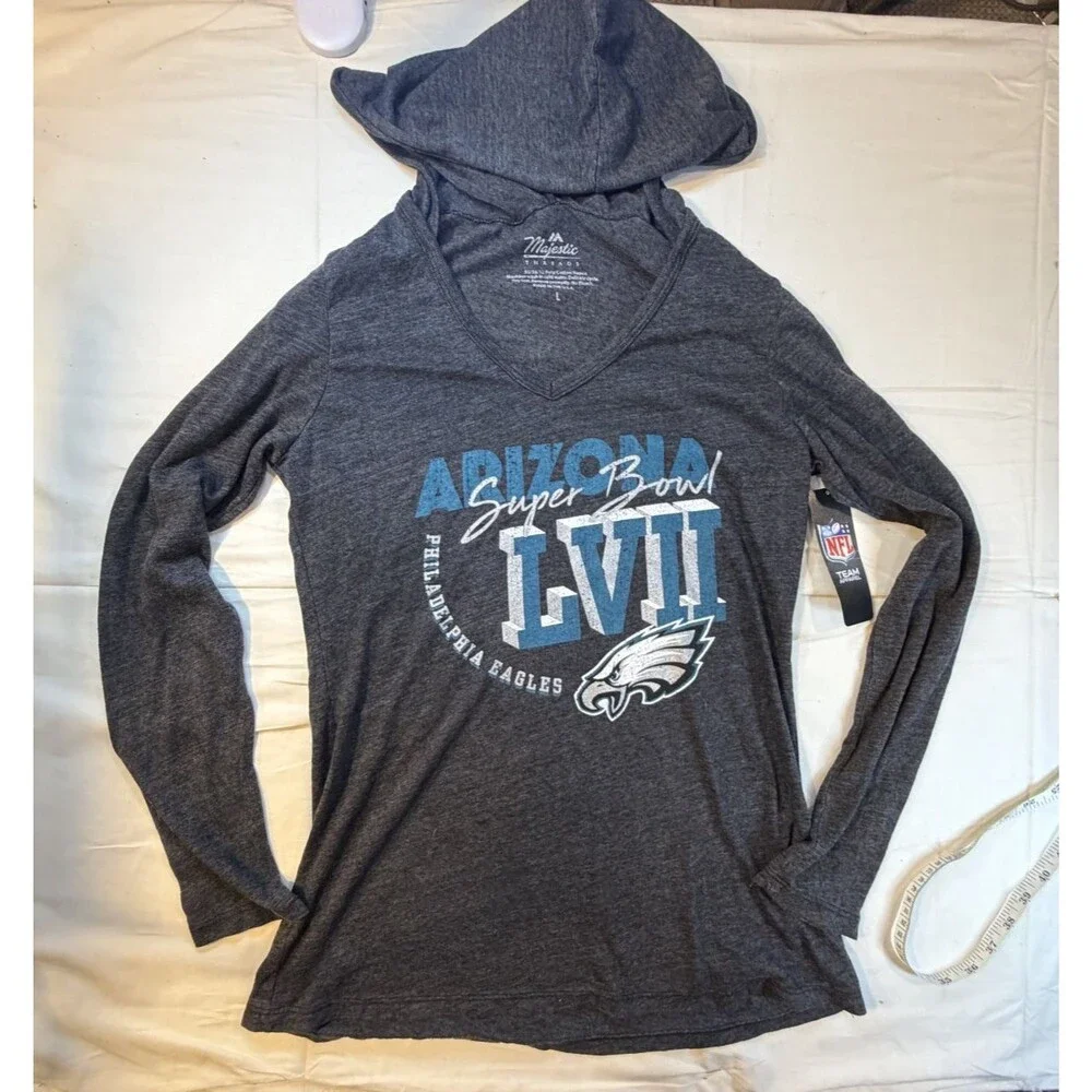 🦅 Philadelphia Eagles NFL Super Bowl LII 52 Pullover Long Sleeve T-Shirt